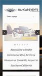 Mobile Screenshot of hangarevents.com